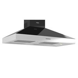 Britannia HOOD-BTH110-G Latour 2tone Chimney Cooker Hood Black Gloss